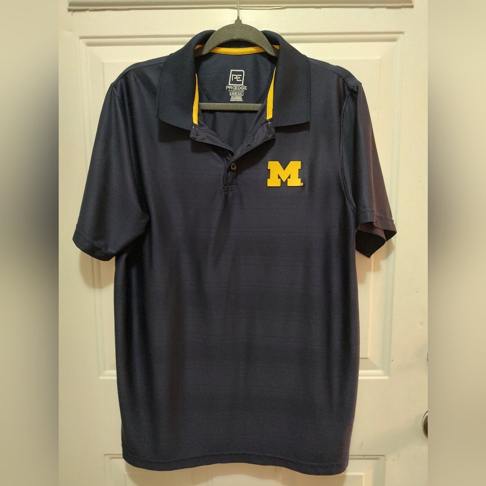 Men's Navy U Of M Polo Shirt